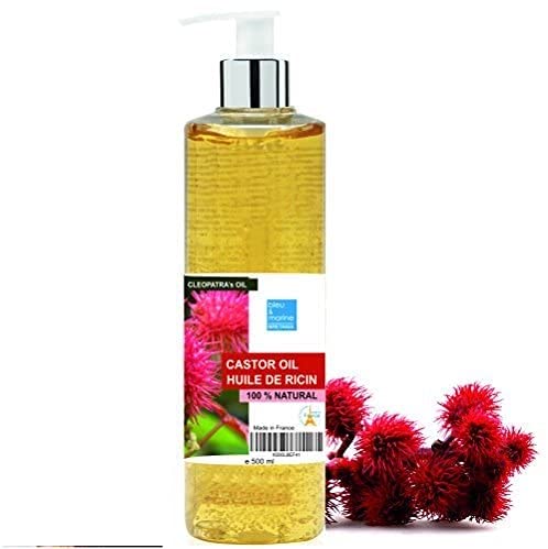 Aceite de Ricino Prensado en frío 1000 ml Con dispensador- 100% Natural Hidratante Endurecedor Uñas, Crecimiento Cabello, Barba, Pestañas, Cejas, Anti Caída Pelo - Vegano, Sin hexano, No OGM