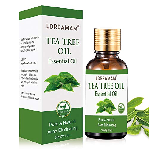 Aceite esencial de árbol de té,aceite de acné natural,El tratamiento para el acné, manchas y problemas de la piel,para la aplicación en pieles con impurezas