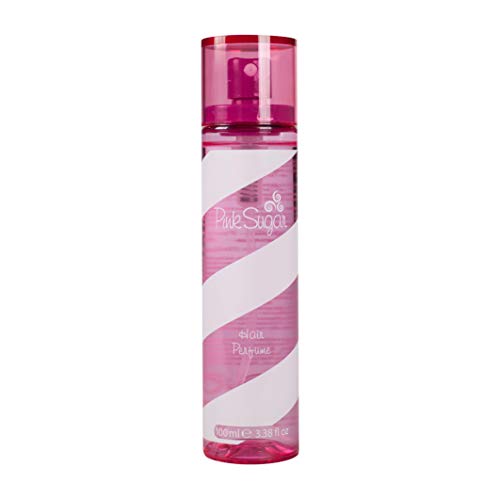 Acquolina Spray de Perfume Capilar Pink Sugar en formato de 100ml, laca para el pelo femenina, fragancia floral afrutada, golosa e irresistible