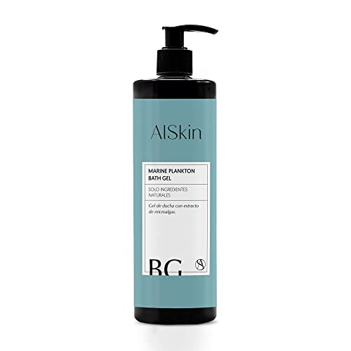 Alskin - Gel de Ducha Sin Parabenos y Sin Sulfatos | Vegano | Gel de Baño a Base de Microalgas Indicado Para Pieles Sensibles | 500mL