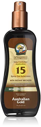 Australian Gold Protector Solar con Bronceador, Marron, 237 Mililitros