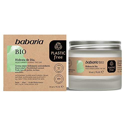 Babaria Crema Facial Bio Hidratante, Negro, 50 Mililitros