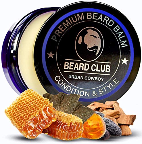 Bálsamo Barba Premium | Urban Cowboy | Los Mejores Barba de Loción Suavizante| Naturales y Orgánicos | Excelente Para el Cuidado del Cabello y el Crecimiento