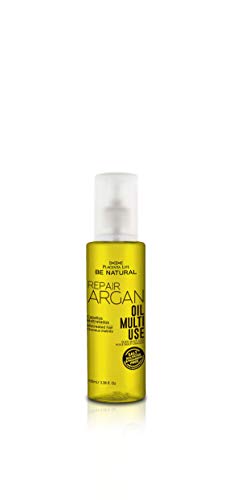 Be Natural Aceite Repair Argan con Aceite de Argán, Aceite Reparador para El Cabello, Translúcido, 100 Mililitros