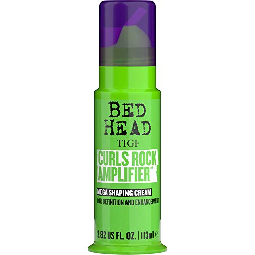BED HEAD by TIGI - Curls Rock, crema voluminizadora para pelo rizado para unos rizos definidos, 113 ml