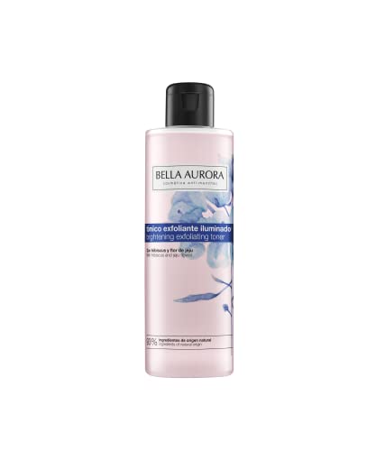 BELLA AURORA Tónico Exfoliante Iluminador, Tónico Facial, Elimina Impurezas y Restos de Maquillaje, Exfolia, Tonifica e Ilumina, 200 Ml