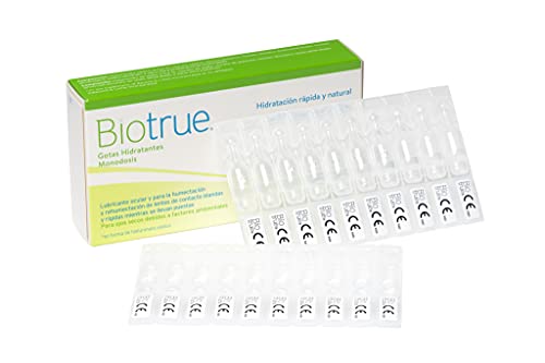 Biotrue Gotas hidratantes - Refresca y calma los ojos secos - Monodosis 30 Unidades 0,5 ml