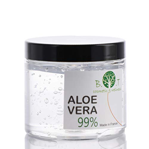 B.O.T cosmetic & wellness Gel Puro De Aloe Vera De Canarias Regenerador 100% Natural Hidratante Todo Tipo De Piel, Cara Cuerpo, Cabello (acondicionador), 200 Mililitro