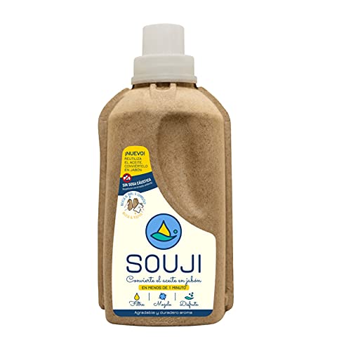 Botella SOUJI recicla aceite usado, haz jabón casero EN 1 MINUTO