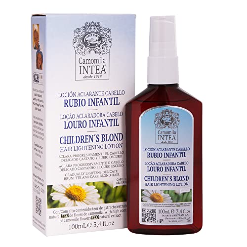 Camomila intea premium – Loción Infantil alarador de cabello rubio natural - Extracto natural ecológico de manzanilla – 100 ML
