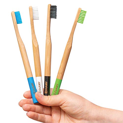 Cepillos de dientes Bambu blandos. Cepillos Ecológicos, 100% Orgánicos, Biodegradables, Naturales y suaves