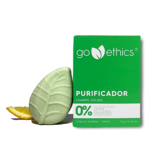 Champú Sólido Purificante, Limpia En Profundidad Con Suavidad El Pelo Graso, Enriquecido Con Pantenol Provitamina B5, 75 g