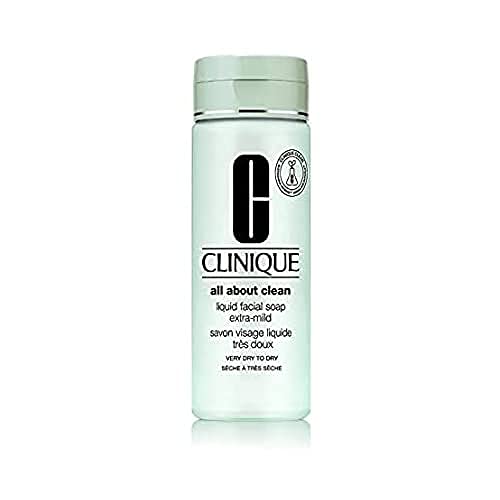 Clinique All about clean - Jabón facial líquido extra suave, 200 ml, 1 unidad