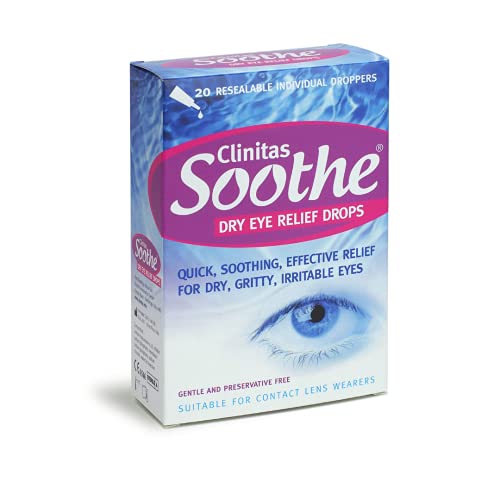Clinitas Gotas lubricantes para los ojos, 20 x 0,5 ml