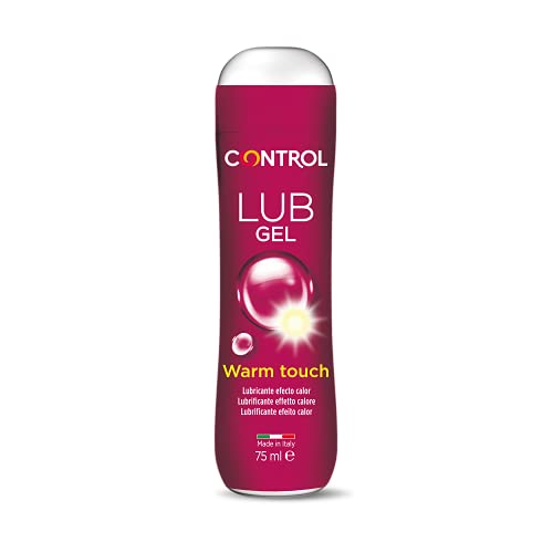 Control Lub Gel Warm Touch - Gel lubricante con efecto calor - 75 mililitros - Base acuosa - Compatible con el preservativo - Hipoalergénico - Sin azúcar - No mancha - Color Transparente