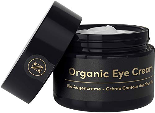 Crema Contorno de Ojos Lifting ORGÁNICA para Bolsas y Ojeras 30ml  Crema Antiarrugas con Acido Hialuronico, Aloe Vera Puro y Aceite de Argán - Vegano - Belleza para Mujer