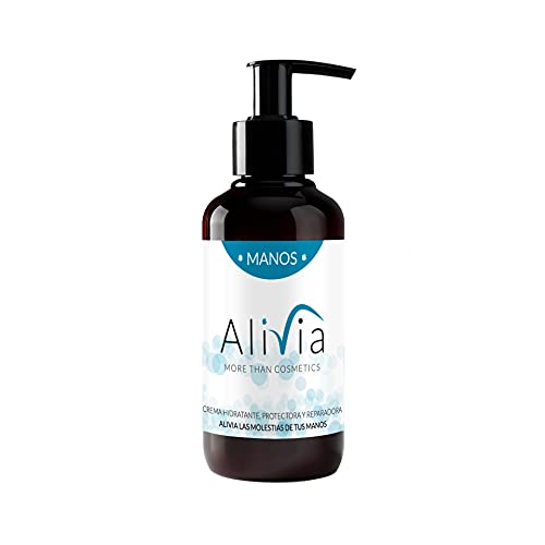 Crema de Manos Alivia, 200 ml. Hidratante, reparadora y antiinflamatoria para alivio del dolor de manos. Alivia, cosmética natural para sentirse bien.