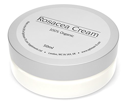 Crema Para Rosácea Hecho Con Ingredientes Naturales y Orgánicos Trata El Enrojecimiento Alivia La Picazón y La Piel Inflamada 50ml