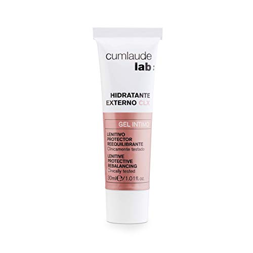 CUMLAUDE Hidratante Externo Clx - Gel Íntimo Para La Irritación O Inflamación De La Zona Vulvar - Con Clorhexidina Y Ácido Hialurónico - Acción Calmante, Protectora Y Reequilibrante, 30 Mililitro