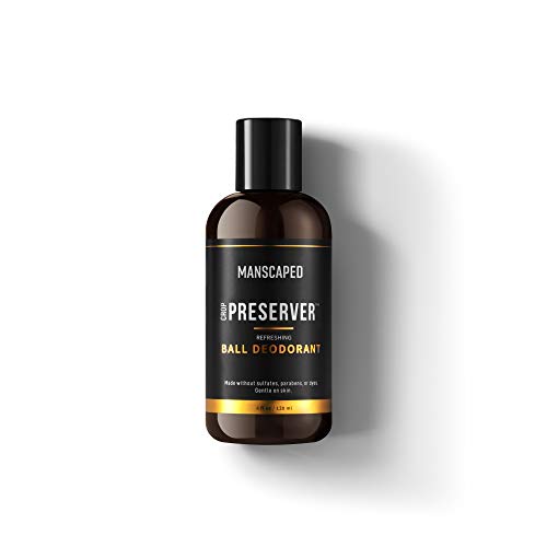 Desodorantes para hombre de MANSCAPED The Crop Preserver, desodorantes en gel con aloe vera, desodorante íntimo para hombre, tónico genital masculino, aftershave para genitales, 120 ml