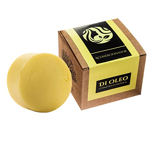 Di Oleo Acondicionador Sólido Natural y Vegano para el Cuidado del Pelo, Hombre y Mujer, Hidrata y Aporta Brillo y Suavidad, Fabricado en España, 50 g