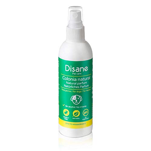 DISANE Colonia para Perros Natural | 125ml | Sin Químicos, Sin Alcohol | pH Equilibrado | Efecto Desodorante | Anti-Estornudos