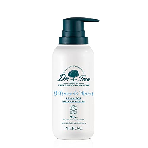 Dr. Tree | Bálsamo de Manos Reparador | Nutre e Hidrata Profundamente. Pieles Sensibles | 99,5% Ingredientes Naturales | 200ml