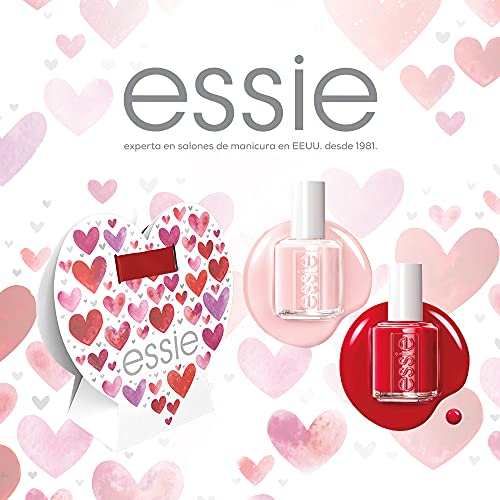 Essie, Kit de Manicura con 2 Esmaltes de Uñas, Incl. 1x Laca de Uñas Tono 013 Mademoiselle (Rosa) 13,5 ml, 1x Laca de Uñas Tono 60 Really Red (Rojo) 13,5 ml