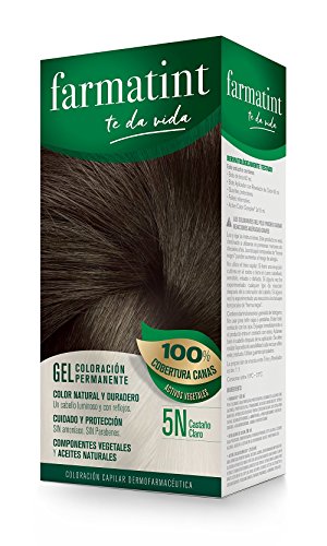 Farmatint Gel de Coloración Permanente 4N Castaño - 135 ml