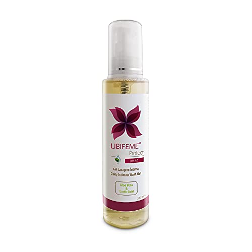 Gel de Higiene Intima Diario con PH 4.0  Acido Láctico + Aloe Vera + Aceites Esenciales + Lactobacillus  Suaviza hidrata y calma la piel de la zona intima de la mujer  200 ml