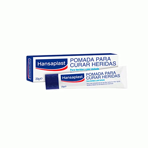 Hansaplast Pomada para Curar Heridas, crema cicatrizante sin fragancia, pomada para heridas y piel dañada que reduce el riesgo de cicatrices, 1 x 20 g