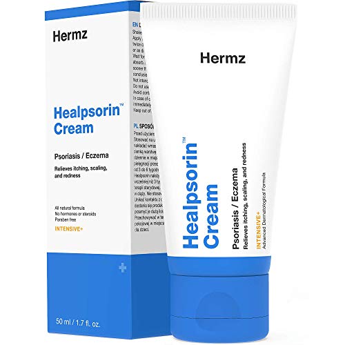 Healpsorin Psoriasis Crema (50 ml) – Tratamiento Natural - Para Rosácea, Dermatitis, Eczema - Hidrata y Repara Manos, Pies, Cuerpo, Codos y Rodillas