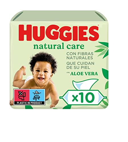 Huggies Natural Care - Toallitas para bebé, 560 toallitas