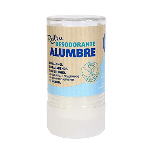 Jabón Zorro D'Avi | Desodorante Piedra de alumbre Roll-On | 120 g | Desodorante Natural y Ecológico sin Alcohol | Permite la Transpiración Corporal sin Irritar | No Mancha | Fabricado en España