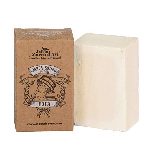 Jabón Zorro D’Avi | Jabón Natural Árbol de Té | 120 gr | Jabón Corporal para Pieles Grasas | Jabón Biodegradable Zero Waste | Repelente Anti-Piojos | Fabricado en España