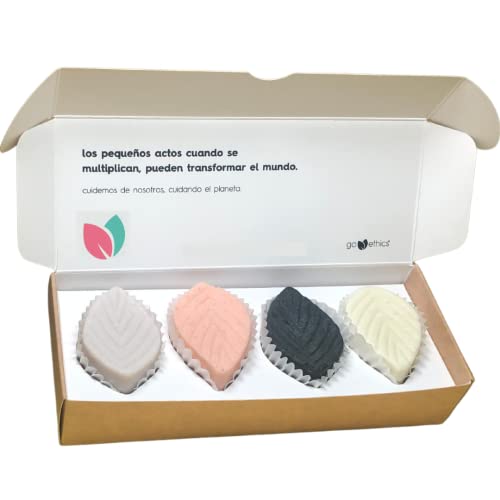 Jabones Faciales Pack Surtido Para Regalar: Jabón Neutro Facial Para Todo Tipo De Piel, Jabón Exfoliante De Poros, Hidratante Con Aloe, Desmaquillador Facial Natural y Purificante Anti Acné