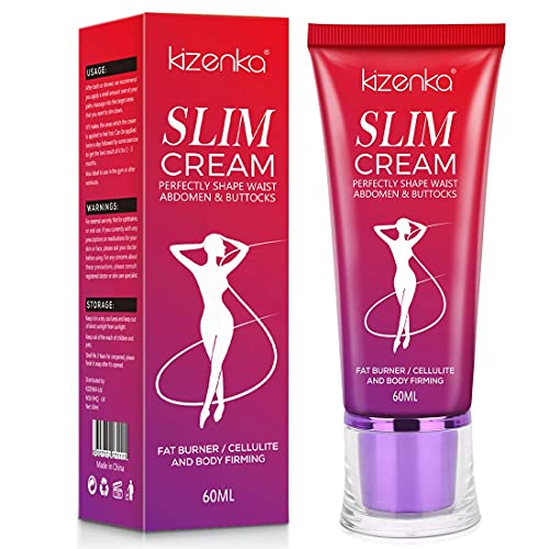 kizenka Crema Caliente Quemador de grasa Crema Adelgazante Vientre, Crema Natural para el Tratamiento de la Celulitis Pérdida de peso para Brazos, Caderas y Cintura Construir el Cuerpo Perfecto - 60ML