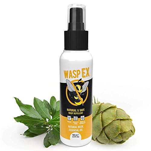 Krups Spray de avispa con protección orgánica de avispas con aceite de albahaca o alternativa natural a la trampa de avispas para barbacoas 100ml
