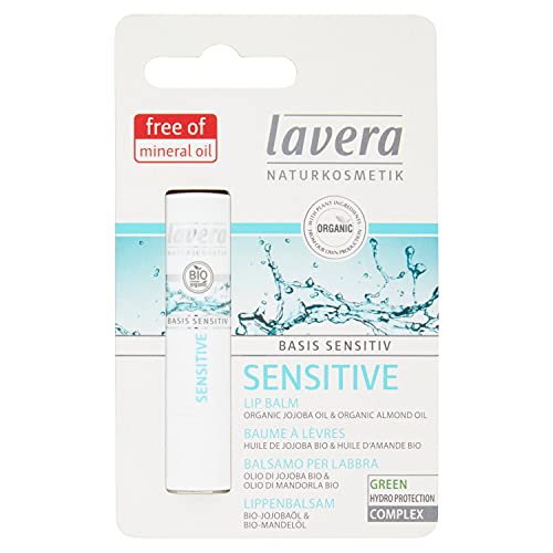 lavera Basis Sensitiv Bálsamo labial · Cuidado Labial biológico ? cosméticos naturales 100% certificados ? 4.5 gr.