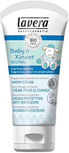 lavera Crema Pañal para Bebés - vegano - cosméticos naturales 100% certificados - cuidado de la piel - 50 ml