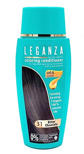 Leganza, Tinte Bálsamo Natural para el Cabello, Color Chocolate Oscuro 31