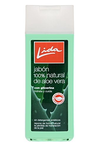 LIDA - Jabón Líquido Aloe Vera Con glicerina 600 ml
