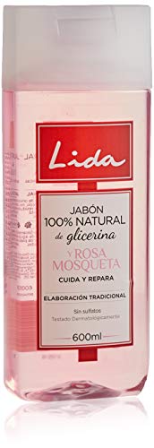 LIDA Jabón 100% Natural Glicerina - 600 ml