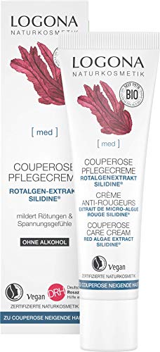 logona Natural cosmético Coupe Rose Crema Día & Noche, mejora la Tarro paredes & Aumenta la fuerza de sujeción, con el Agente activo silidine exclusiva, Vegano), 30ml