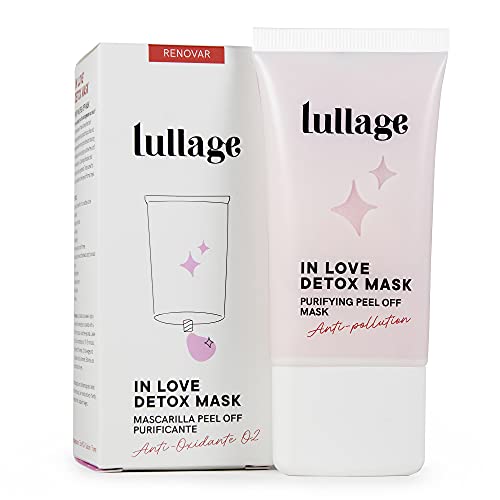 LULLAGE Mascarilla Mineral Purificante Peel-Off, 40 ml | Neutralizante y Anti-Polución para Piel Mixta - Grasa | Tratamiento VEGANO y Natural | Detox, Antioxidante y Oxigenante, In Love Detox Mask