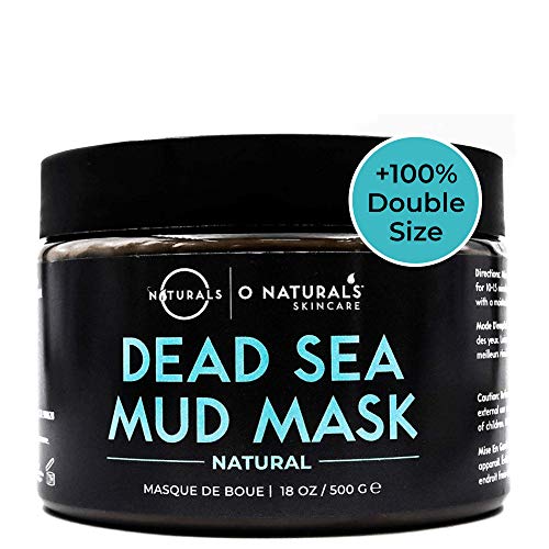 Mascarilla de Barro del Mar Muerto Orgánico para Cara y Cuerpo. Trata el acné. Limpiador Profundo de Poros , Aspira y Elimina Puntos Negros para pieles grasas. Exfoliante para Mujeres Hombres 500 gr