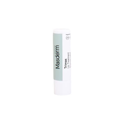 MASDERM - Bálsamo Reparador de Labios - Protector Labial con Protección UVB+UVC - 80% Ingredientes Naturales - Evita Sequedad y Grietas - 4ML