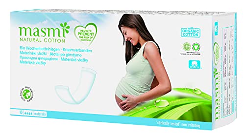 Masmi Compresas Maternidad Masmi Natural Cotton 10U 10 Uni 400 g