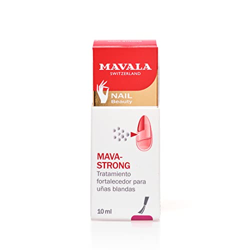 Mavala | Mava-Strong Endurecedor de Uñas | Fortalece las Uñas Quebradizas o Rotas | Base Protectora para Uñas Blandas | 10 ml