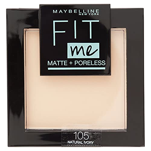 Maybelline New York - Polvos Matificantes Fit Me 105 Natural Ivory
